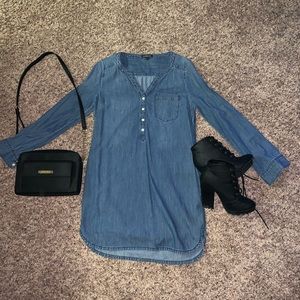 Express denim dress